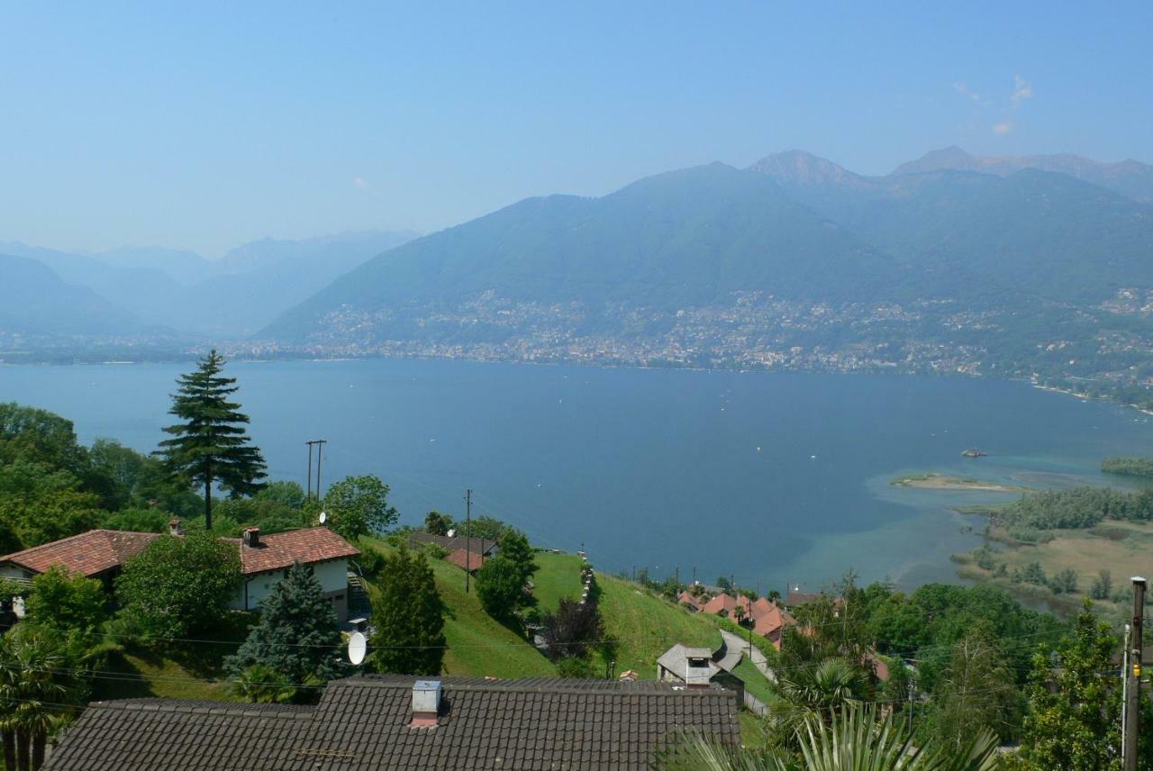Apartmán Casa Petra 1 1/2 Zi, Orgnana 83 Gambarogno Exteriér fotografie