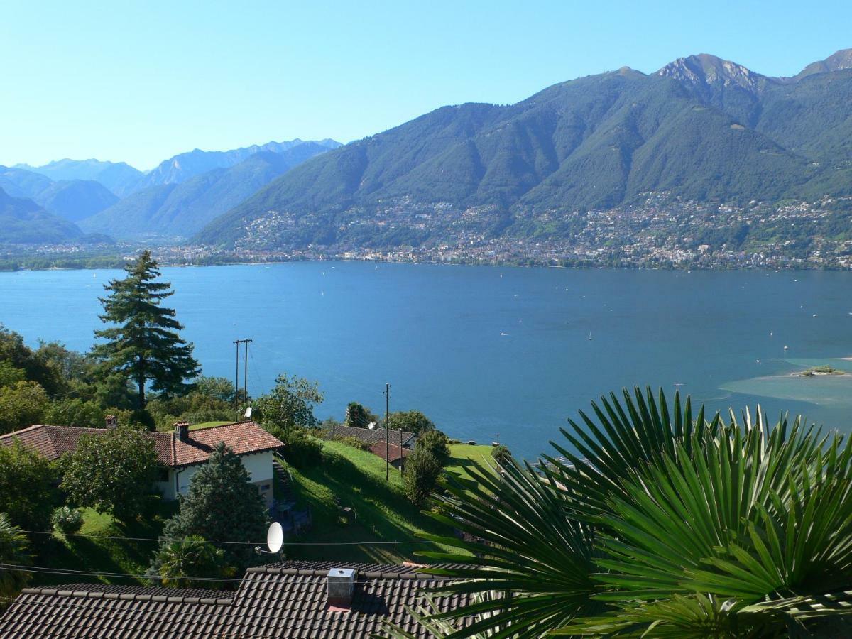 Apartmán Casa Petra 1 1/2 Zi, Orgnana 83 Gambarogno Exteriér fotografie